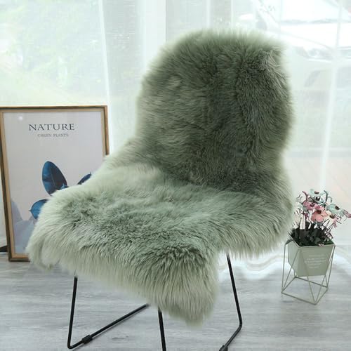 CHUYIX Faux Lammfell Schaffell Teppich 60 * 90cm - Longhair Flauschiger Wohnzimmer Deko, Nachahmung Wolle Sofa Matte, Kunstfell Dekofell Lammfellimitat CHUYIX Faux Lammfell Schaffell Teppich 60 * 90cm - Longhair Flauschiger Wohnzimmer Deko, Nachahmung Wolle Sofa Matte, Kunstfell Dekofell Lammfellimitat von CHUYIX