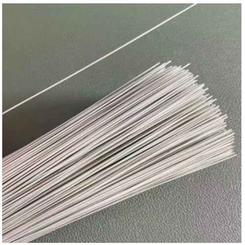 Drahtstäbe ca. 40 Stück Durchmesser 1.25mm 25cm lang vielseitig Bindedraht verzinkter eisendraht metallstab Voller Harter bastestahl federdraht rundstäbe metall für Handwerk Modellieren von CHUYIX