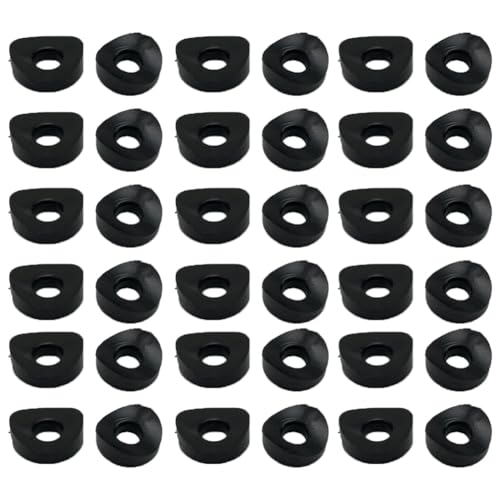 Unterlegscheiben 100 Stück M6×16×3mm kunststoff Duckbill Dichtscheiben rutschfeste Gebogene Verbindungsscheiben Verbindungselemente Vielseitiges Befestigungsset für Möbel Sofas Maschinen von CHUYIX