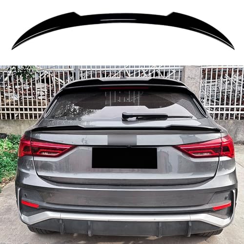 CHYPAAK Kompatibel für Audi Q3 F3 Sportback 2019+, Auto-Heckspoiler, Kofferraumlippe, Heckflügel, Auto-Styling, Außenzubehör, Karosserie-Kit, A Gloss Black MID CHYPAAK Kompatibel für Audi Q3 F3 Sportback 2019+, Auto-Heckspoiler, Kofferraumlippe, Heckflügel, Auto-Styling, Außenzubehör, Karosserie-Kit, A Gloss Black MID von CHYPAAK