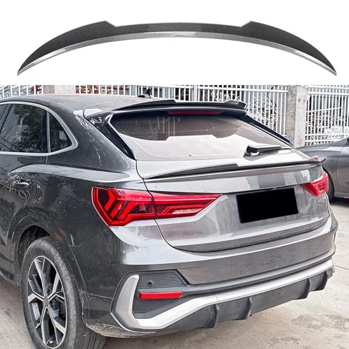 CHYPAAK Kompatibel für Audi Q3 F3 Sportback 2019+, Auto-Heckspoiler, Kofferraumlippe, Heckflügel, Auto-Styling, Außenzubehör, Karosserie-Kit, B Carbon Fiber Look MID CHYPAAK Kompatibel für Audi Q3 F3 Sportback 2019+, Auto-Heckspoiler, Kofferraumlippe, Heckflügel, Auto-Styling, Außenzubehör, Karosserie-Kit, B Carbon Fiber Look MID von CHYPAAK