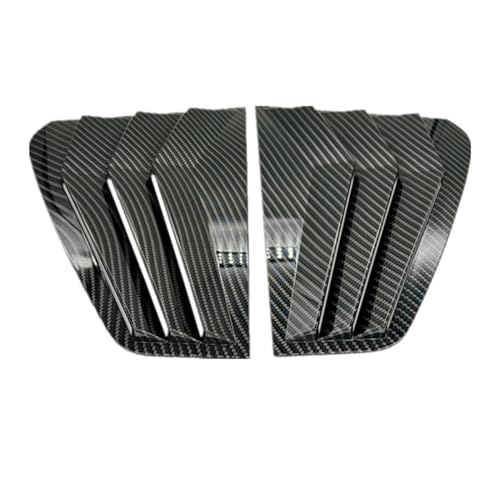 CHYPAAK Kompatibel für VW Golf7 Golf 7 MK7 2013-2020, Auto-Hinterseitenfenster-Lamellen, Rollläden, Jalousien, Verkleidung, Karosserie-Set, Zubehör, 2 Stück, B Carbon Fiber Look CHYPAAK Kompatibel für VW Golf7 Golf 7 MK7 2013-2020, Auto-Hinterseitenfenster-Lamellen, Rollläden, Jalousien, Verkleidung, Karosserie-Set, Zubehör, 2 Stück, B Carbon Fiber Look von CHYPAAK