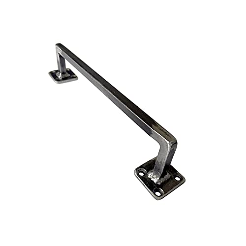 CHYRKA® Handgriffe Schwarzer Griff BORYSLAW MBG 1 Stück Wandgriff Haltegriff Metall Holz Loft Handmade (200 mm) von CHYRKA