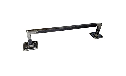 CHYRKA® Handgriffe Schwarzer Griff BORYSLAW MBG - 1 Stück Wandgriff Haltegriff Metall Holz Loft Handmade (250 mm) von CHYRKA