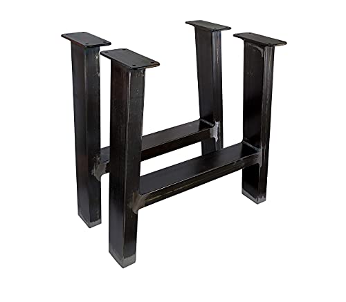 CHYRKA® Tischkufe SWIRZ -T MTST 1 Paar (2 Stück) Kufengestell Tischgestell 60x30 Rahmentisch Tischuntergestell (Höhe - 400 mm, Länge - 700 mm) von CHYRKA