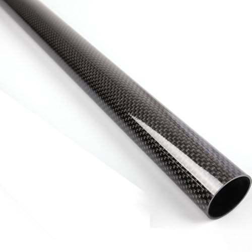 Carbohnfaserrohre Anpassbare Kohlenstofffaserrohre, für Automatisierungsgeräte / 3D-Drucker/Luft- und Raumfahrt/Medizinische Ausrüstung, 1/2/3/4/5 mm Wanddicke(43x42x1000MM) von CHZDPP