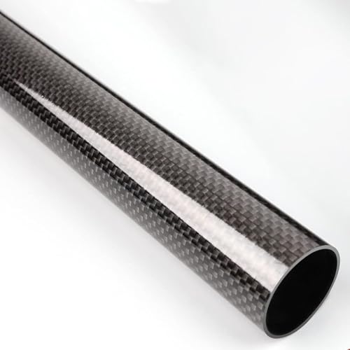 Carbohnfaserrohre Leichtes und stabiles Rundrohr aus Kohlefaser, hohle 3K-pultrudierte Kohlefaserstäbe, für Quadcopter-Multikopter/3D-Drucker/Drohnen/Angelruten(11x10x1000MM) von CHZDPP