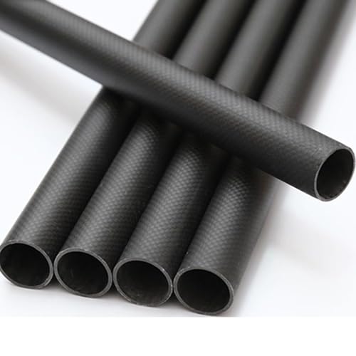 Carbohnfaserrohre Starke und leichte 3K-Kohlefaserrohre, hohle runde Kohlefaserrohre, für Automatisierungsanlagen/Sportgeräte/Luft- und Raumfahrt(54x49x1000MM) von CHZDPP