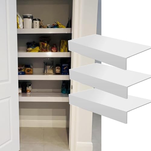 Regalauflage für Gitterregale 3pcs / 5pcs Drahtregalabdeckung für Speisekammer, Weißer Schrank Rack Liner für verbessert Aasthetic, Einsatzbereite Regalbeckungen für Badezimmer & Küche Organisation(3p von CHZDPP