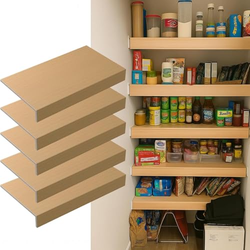Regalauflage für Gitterregale Imitation Holz-Look Küche Regal Liner, Anpassbare Größen & Stile Pantry Rack Abdeckung für wasserdicht & ölbeständig, Einfache Installation PVC Draht Rack Abdeckungen(5pc Regalauflage für Gitterregale Imitation Holz-Look Küche Regal Liner, Anpassbare Größen & Stile Pantry Rack Abdeckung für wasserdicht & ölbeständig, Einfache Installation PVC Draht Rack Abdeckungen(5pc von CHZDPP