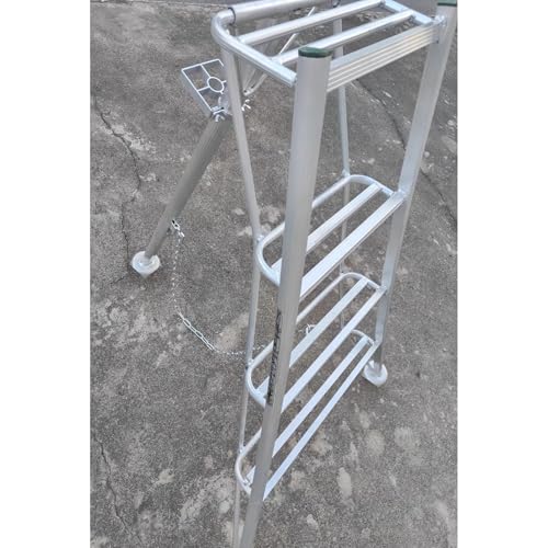 Stativ Leiter Leichte Obstpflückleiter, extra hohe Trittleitern aus Aluminiumlegierung zum Baumschnitt, Ernte von Äpfeln/Pfirsichen/Birnen/Orangen(4-Layer) von CHZDPP