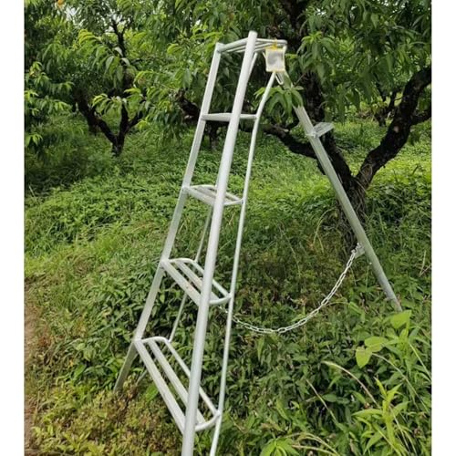 Stativ Leiter Leichte Obstpflückleiter, extra hohe Trittleitern aus Aluminiumlegierung zum Baumschnitt, Ernte von Äpfeln/Pfirsichen/Birnen/Orangen(5-Layer) von CHZDPP
