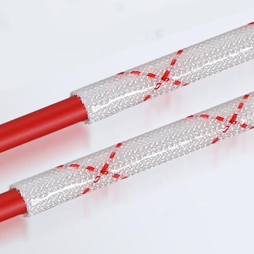 kabelschlauch Feuerfeste Glasfaserhülle für Kabel, isolierter Kabelschutz, hält 2500 V stand, 1/3/5/10/18/25/35/50/60 mm Innendurchmesser(656ft/200m,40mm) von CHZDPP