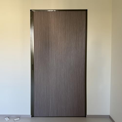 Falttüren Innentüren Individuell Anpassbare Plissee-Falttüren, Höhenverstellbare Ziehharmonika-Akkordeontür, Flure Ohne Bohren, Temporärer Raumteiler(32X78IN(81.3X198CM)) von CHZFFD