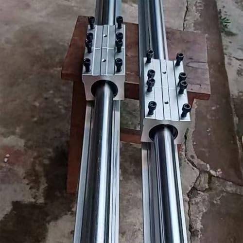 Linearführung SBR25 Linearführungsschiene 1500 1200 1000 800 600 Mm, Kugelumlaufspindel-Linearschienen Drucker/Graveur, Vollständig Unterstütztes Führungsschienen-Kit(1 pack,Length 2000mm) von CHZFFD