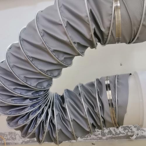 Abluftschlauch Lüftungsschlauch 8 M Flexibler Kanalschlauch Für Abluftventilator, Industrielle HVAC-Kanäle Abluftventilatoren/Tunnelgebläse, Ansaugrohrschlauch Fabriken(ID 10 5/6in/275mm) von CHZFMD