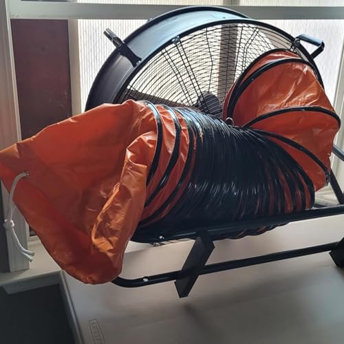 Abluftschlauch Lüftungsschlauch Abluftventilator-Kanal, Tragbarer Flexibler Kanalschlauch Für Lüftungsventilatoren/Tunnel, 10 Fuß Lange Havc-Luftkanäle Mit Verstellbarem Seil(ID 35in/900mm) von CHZFMD