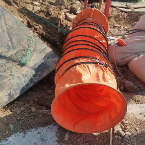 Abluftschlauch Lüftungsschlauch Abluftventilator-Luftkanalschlauch, Hochleistungs-Lüftungskanal Gebläse/Badezimmer, 6,5 10 16 Haushalts Gewerblicher Ansaugrohrschlauch(L 16ft/5m,ID 20in/500mm) von CHZFMD