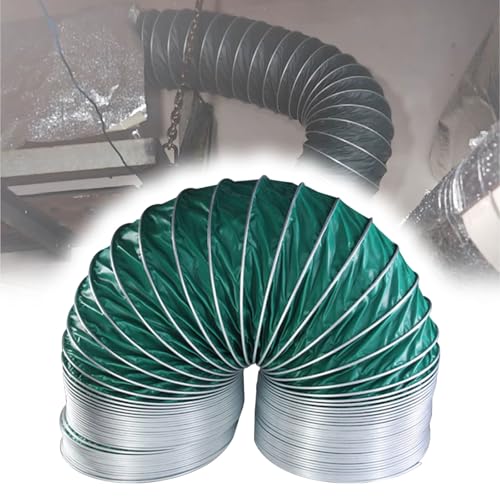 Abluftschlauch Lüftungsschlauch Tragbare Abluftkanäle, Industrieller Trockner-Lüftungskanal/gewerblicher Flexibler Kanal Für Wohnküchen-Badezimmer, Isolierter Kanalschlauch(2m/6ft,6 2/7in/160mm) von CHZFMD