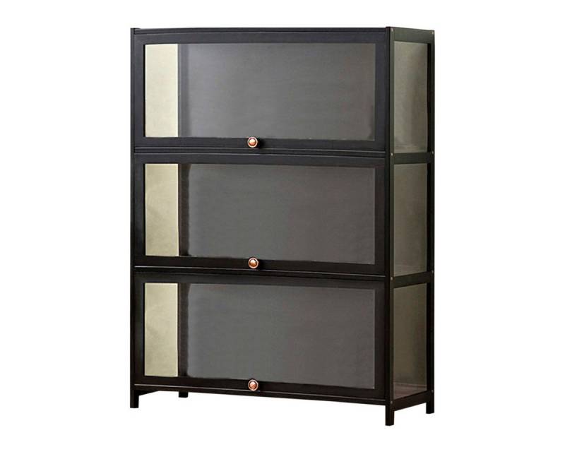 CHZIMADE Vitrine Acryltransparenter Vitrine, Bambus - Sammlungsvitrine (1-St) Einzelschrankaufbewahrung, Spielzeugmodell - Display von CHZIMADE