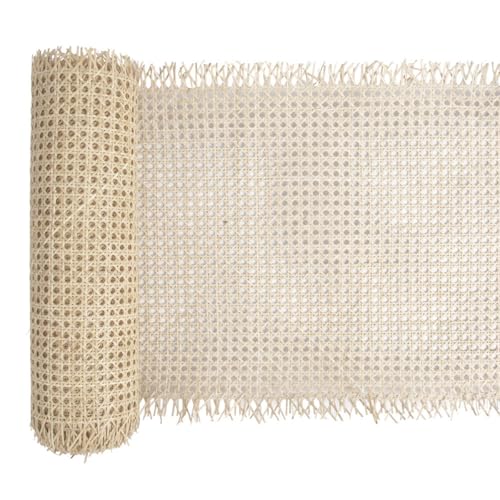 CHZIMADE Wiener Geflecht Rattan-Gurtbandrolle Rattan-Netz-Rolle 40x100cm handgemachtes Rattan Für DIY von CHZIMADE