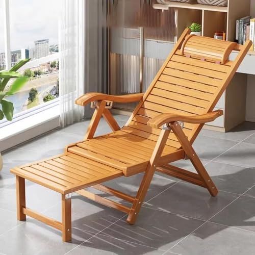 CHZIMADE habeig Strandstuhl Bambus Sessel Klappbar Liege Klappstuhl Faule Gartenstuhl Mit Fußstütze Sessel Mit Ottomane Aus Bambus CHZIMADE habeig Strandstuhl Bambus Sessel Klappbar Liege Klappstuhl Faule Gartenstuhl Mit Fußstütze Sessel Mit Ottomane Aus Bambus von CHZIMADE