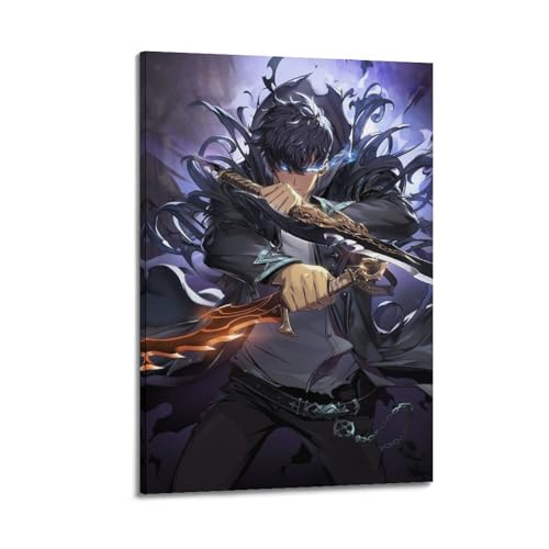 CHxdxge Aime Solo Leveling Poster Poster Dekorative Malerei Leinwand Wandkunst Wohnzimmer Poster Schlafzimmer Malerei,Wandkunst Bilddruck Moderne Familienzimmer Dekor 16x24inch(40x60cm) von CHxdxge