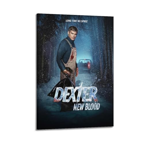 CHxdxge Dexter New Blood Series Poster Poster Dekorative Malerei Leinwand Wandkunst Wohnzimmer Poster Schlafzimmer Malerei,Wandkunst Bilddruck Moderne Familienzimmer Dekor 12x18inch(30x45cm) von CHxdxge