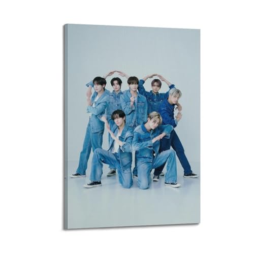 CHxdxge Enhypen Music Group Photo Print Poster Leinwanddrucke, Wandkunst Fürs Wohnzimmer, Drucke, Moderne Wohndekoration12x18inch(30x45cm) von CHxdxge