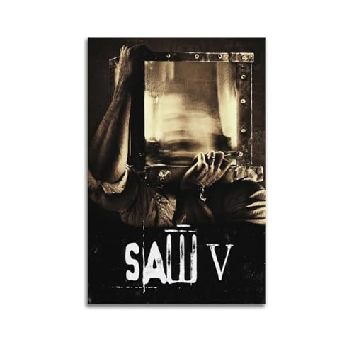 CHxdxge Horror Movie Series Saw Poster Poster Dekorative Malerei Leinwand Wandkunst Wohnzimmer Poster Schlafzimmer Malerei,Wandkunst Bilddruck Moderne Familienzimmer Dekor 16x24inch(40x60cm) von CHxdxge