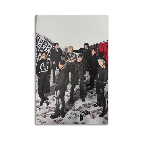 CHxdxge Idol Group Ateez Poster Poster Dekorative Malerei Leinwand Wandkunst Wohnzimmer Poster Schlafzimmer Malerei,Wandkunst Bilddruck Moderne Familienzimmer Dekor 12x18inch(30x45cm) von CHxdxge