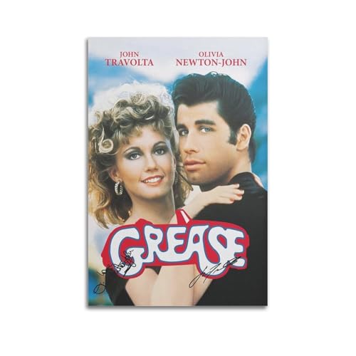 CHxdxge Movie Grease Print Poster Poster Dekorative Malerei Leinwand Wandkunst Wohnzimmer Poster Schlafzimmer Malerei,Wandkunst Bilddruck Moderne Familienzimmer Dekor 12x18inch(30x45cm) von CHxdxge
