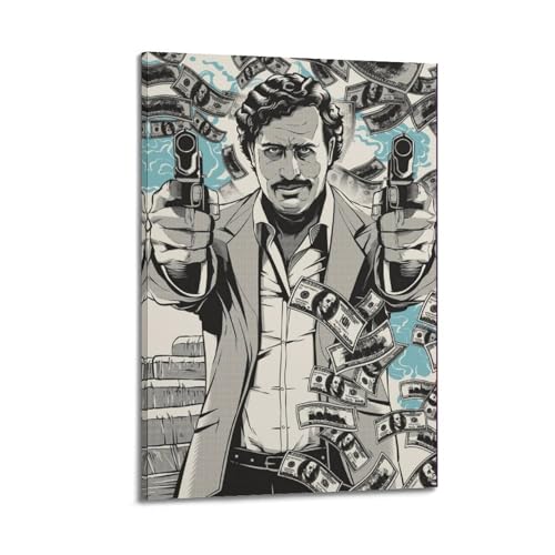 CHxdxge Pablo Escobar Narcos Jumbo Print Poster Poster Dekorative Malerei Leinwand Wandkunst Wohnzimmer Poster Schlafzimmer Malerei,Wandkunst Bilddruck Moderne Familienzimmer Dekor 08x12inch(20x30cm) von CHxdxge