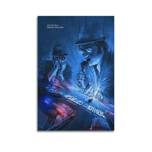 The Blues Brothers Alternative Art Poster Poster Dekorative Malerei Leinwand Wandkunst Wohnzimmer Poster Schlafzimmer Malerei,Wandkunst Bilddruck Moderne Familienzimmer Dekor 24x36inch(60x90cm) von CHxdxge