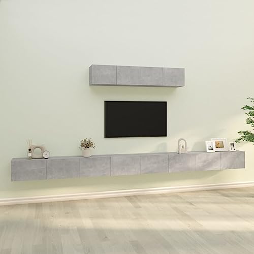 CIADAZ 6-TLG. TV-Schrank-Set Betongrau Holzwerkstoff, Wohnzimmer Möbel, Sideboard Wohnzimmer, Fernsehschrank, Tv Kommode, Tv Lowboard, Tv Möbel, Wohnwand - 3114609 CIADAZ 6-TLG. TV-Schrank-Set Betongrau Holzwerkstoff, Wohnzimmer Möbel, Sideboard Wohnzimmer, Fernsehschrank, Tv Kommode, Tv Lowboard, Tv Möbel, Wohnwand - 3114609 von CIADAZ