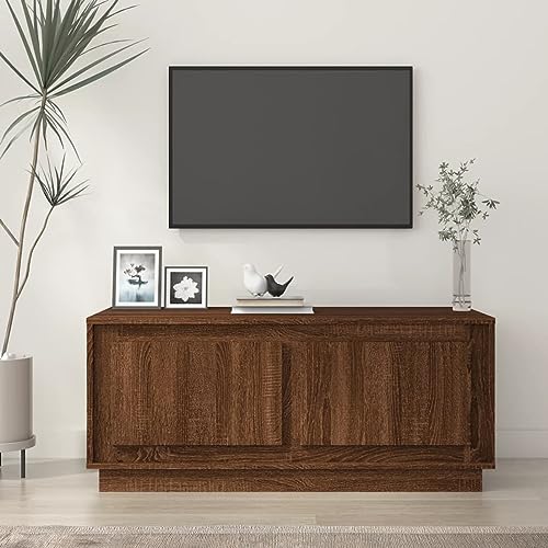 CIADAZ Couchtisch Braun Eichen-Optik 102x50x44 cm Holzwerkstoff, Living Room Table, Wohnzimmertisch, Beistelltisch, Side Table & End Table, Coffee Table CIADAZ Couchtisch Braun Eichen-Optik 102x50x44 cm Holzwerkstoff, Living Room Table, Wohnzimmertisch, Beistelltisch, Side Table & End Table, Coffee Table von CIADAZ
