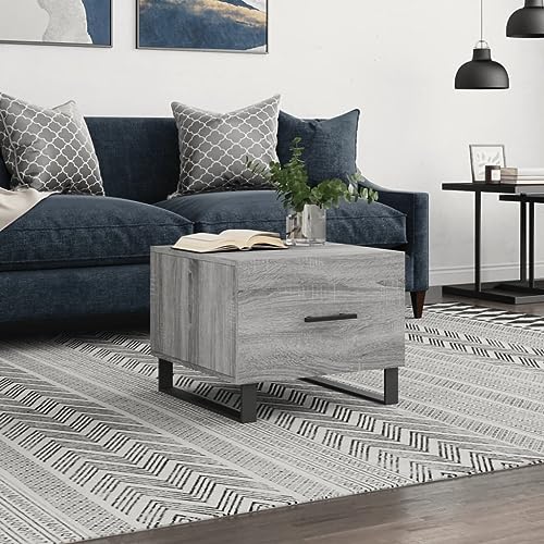 CIADAZ Couchtisch Grau Sonoma 50x50x40 cm Holzwerkstoff, Living Room Table, Wohnzimmertisch, Beistelltisch, Side Table & End Table, Coffee Table - 829456 CIADAZ Couchtisch Grau Sonoma 50x50x40 cm Holzwerkstoff, Living Room Table, Wohnzimmertisch, Beistelltisch, Side Table & End Table, Coffee Table - 829456 von CIADAZ