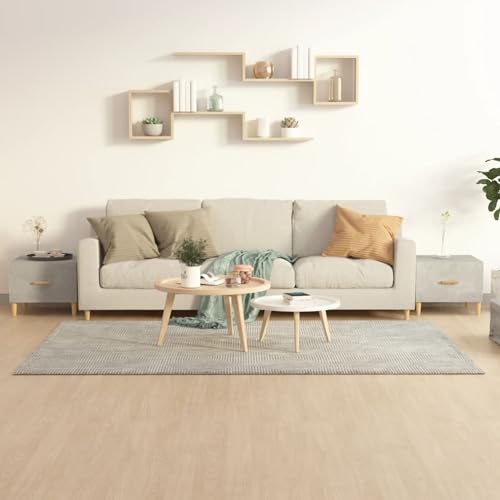 CIADAZ Couchtische 2 STK. Betongrau 50x50x40 cm Holzwerkstoff, Living Room Table, Wohnzimmertisch, Beistelltisch, Side Table & End Table, Coffee Table - 812717 CIADAZ Couchtische 2 STK. Betongrau 50x50x40 cm Holzwerkstoff, Living Room Table, Wohnzimmertisch, Beistelltisch, Side Table & End Table, Coffee Table - 812717 von CIADAZ
