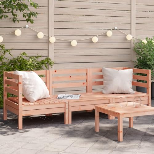 CIADAZ Gartensofa, 3-Sitzer, Massivholz, Douglasie, Gartensofas, Sofabezug, Außensofa-Bezug von CIADAZ