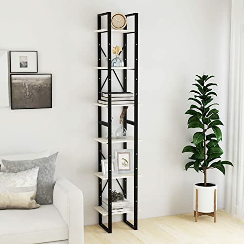 CIADAZ Hochschrank, Toilettenregal, Leiterregal, Bücherregal, Ordnerregal, Badezimmer Regal, Medienregal, Weiß 40x30x210 cm Massivholz Kiefer CIADAZ Hochschrank, Toilettenregal, Leiterregal, Bücherregal, Ordnerregal, Badezimmer Regal, Medienregal, Weiß 40x30x210 cm Massivholz Kiefer von CIADAZ