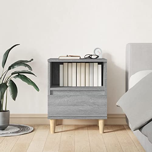 CIADAZ Nachttisch, Nachtschrank, Nachtkästchen, Bedside Table, Komodenschrank, Nachtkommode, Beistelltisch, Schlafzimmer Möbel, Nightstand, Grau Sonoma 40x35x50 cm CIADAZ Nachttisch, Nachtschrank, Nachtkästchen, Bedside Table, Komodenschrank, Nachtkommode, Beistelltisch, Schlafzimmer Möbel, Nightstand, Grau Sonoma 40x35x50 cm von CIADAZ