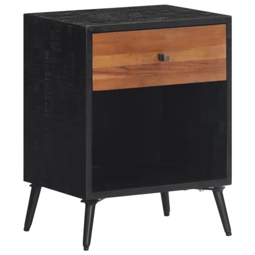 CIADAZ Nachttisch 40x30x50 cm Massivholz Teak, Nachtschrank, Nachtkästchen, Bedside Table, Nachtkommode, Nightstand, Nachttischschrank, Nachtkonsole - 358529 CIADAZ Nachttisch 40x30x50 cm Massivholz Teak, Nachtschrank, Nachtkästchen, Bedside Table, Nachtkommode, Nightstand, Nachttischschrank, Nachtkonsole - 358529 von CIADAZ