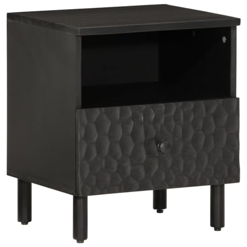 CIADAZ Nachttisch aus massivem Holz, schwarzer Griff, 40 x 33 x 46 cm, Nachttische, Schlafzimmer, Nachttisch, Kopfteil und Tische, Möbel für den Flur, wenig Boden - 356825 CIADAZ Nachttisch aus massivem Holz, schwarzer Griff, 40 x 33 x 46 cm, Nachttische, Schlafzimmer, Nachttisch, Kopfteil und Tische, Möbel für den Flur, wenig Boden - 356825 von CIADAZ