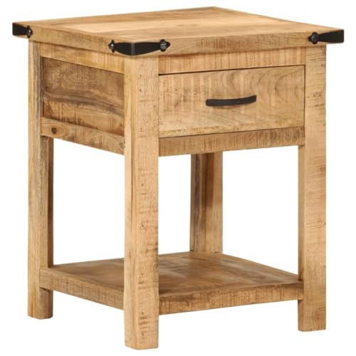 CIADAZ Nachttisch aus massivem Mangoholz, 40 x 40 x 50 cm, Nachttische, Schlafzimmer, Nachttisch, Kopfteil und Tische, Möbel für den Flur – 372716 CIADAZ Nachttisch aus massivem Mangoholz, 40 x 40 x 50 cm, Nachttische, Schlafzimmer, Nachttisch, Kopfteil und Tische, Möbel für den Flur – 372716 von CIADAZ