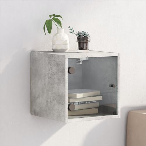 CIADAZ Nachttisch mit Glastür in Betongrau, 35 x 37 x 35 cm, Nachttische Schlafzimmer, Nachttisch, Nachttisch, Kopfteil und Tische, Möbel für den Flur, wenig Boden - 836468 CIADAZ Nachttisch mit Glastür in Betongrau, 35 x 37 x 35 cm, Nachttische Schlafzimmer, Nachttisch, Nachttisch, Kopfteil und Tische, Möbel für den Flur, wenig Boden - 836468 von CIADAZ