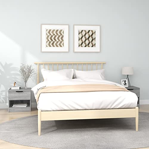 CIADAZ Nachttische 2 STK Nachtschrank, Nachtkästchen, Bedside Table, Nightstand, Nachtkommode, Nachtkonsole, Nachttischschrank, Grau Sonoma Holzwerkstoff CIADAZ Nachttische 2 STK Nachtschrank, Nachtkästchen, Bedside Table, Nightstand, Nachtkommode, Nachtkonsole, Nachttischschrank, Grau Sonoma Holzwerkstoff von CIADAZ