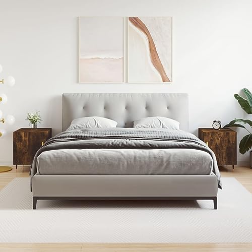 CIADAZ Nachttische 2 STK. Räuchereiche 40x40x50 cm Holzwerkstoff, Nachtschrank, Nachtkonsole, Bedside Tables, Beistellschrank, Nachtkästchen, Nachtkommode, Nightstand 827527 CIADAZ Nachttische 2 STK. Räuchereiche 40x40x50 cm Holzwerkstoff, Nachtschrank, Nachtkonsole, Bedside Tables, Beistellschrank, Nachtkästchen, Nachtkommode, Nightstand 827527 von CIADAZ