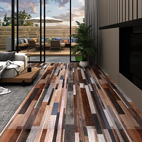 CIADAZ PVC Laminat Dielen Selbstklebend, PVC Bodenbelag, Bodenfliesen, Boden Folie, Laminat Boden, 2,51 m² 2 mm Mehrfarbig CIADAZ PVC Laminat Dielen Selbstklebend, PVC Bodenbelag, Bodenfliesen, Boden Folie, Laminat Boden, 2,51 m² 2 mm Mehrfarbig von CIADAZ