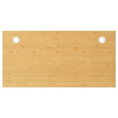 CIADAZ Schreibtischplatte 100x50x2,5 cm Bambus, Tischplatte, Arbeitsplatte, Waschtischplatte, Bürotischplatte - 352757 von CIADAZ