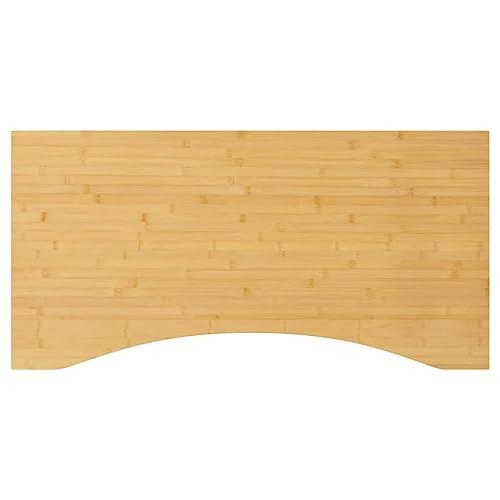 CIADAZ Schreibtischplatte 110x55x1,5 cm Bambus, Tischplatte, Arbeitsplatte, Waschtischplatte, Bürotischplatte - 352738 von CIADAZ